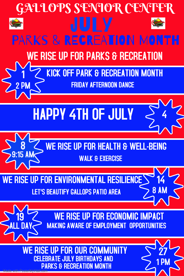 July Upcoming Events
