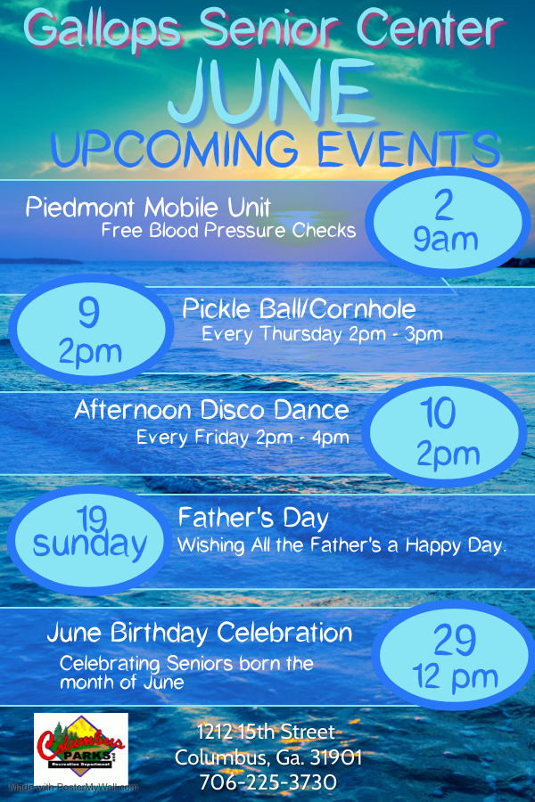 June Upcoming Events