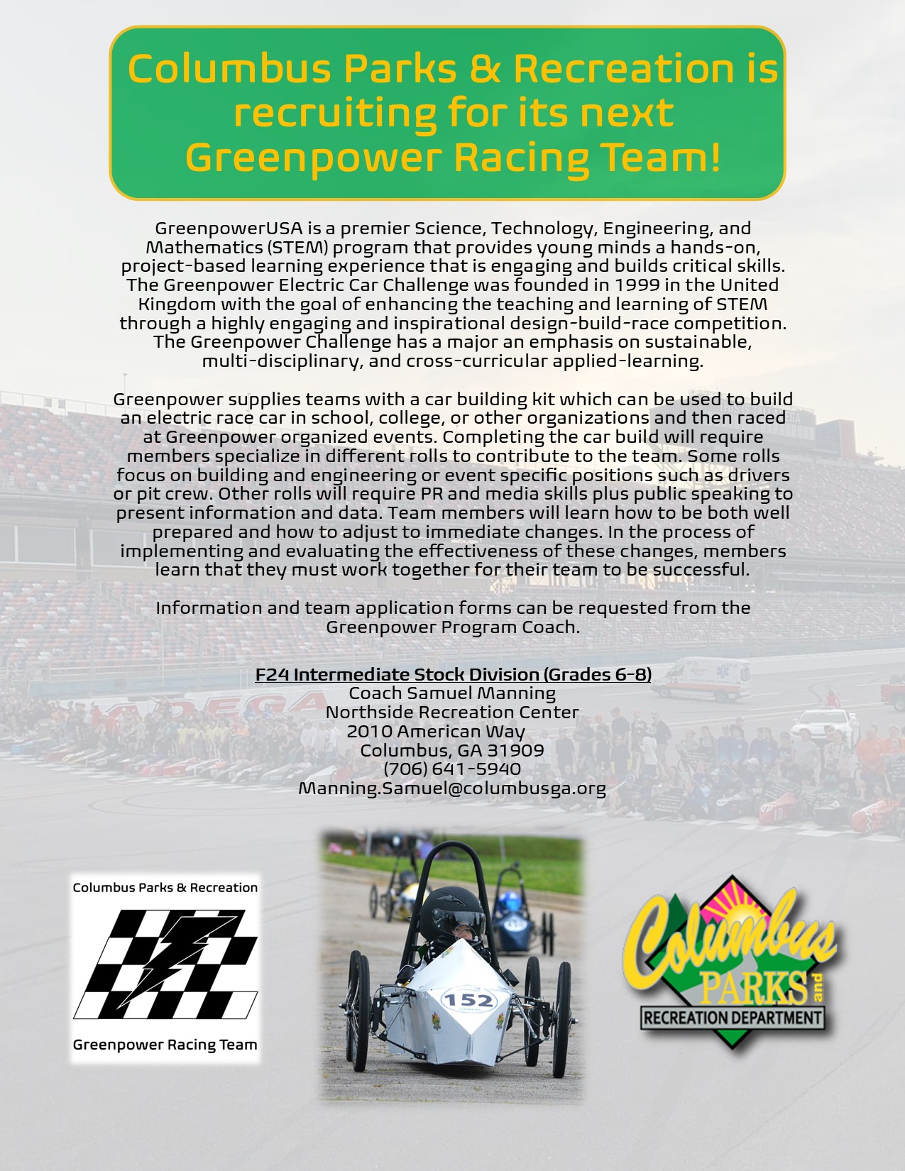 Greenpower flyer
